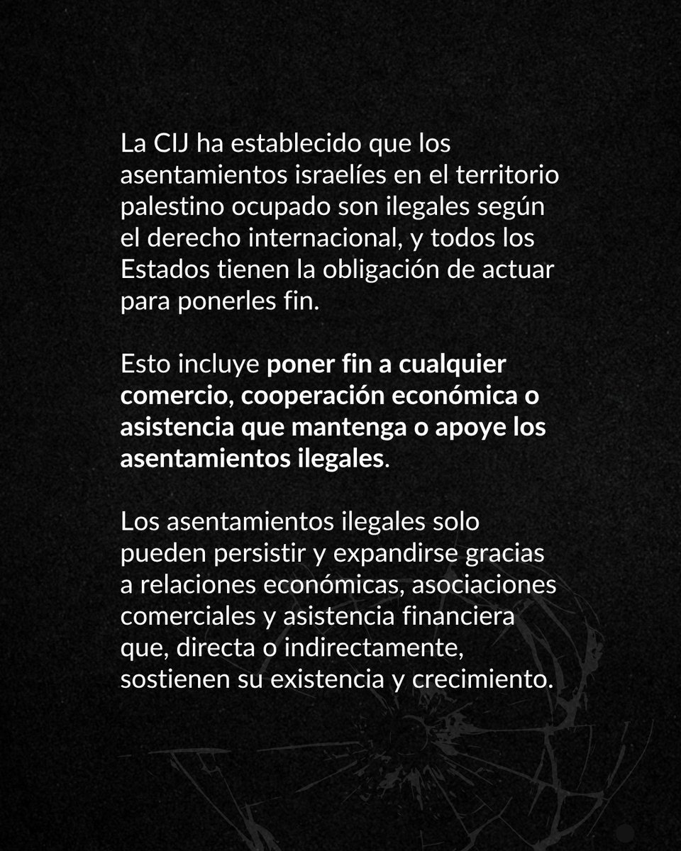 SaveChildrenEs's tweet photo. La Corte Internacional de Justicia ha establecido que los asentamientos israelíes en el territorio palestino ocupado son ilegales según el derecho internacional.

Pedimos a los Estados que actúen y prohíban el comercio con los asentamientos ilegales. https://t.co/olLCpO00KI