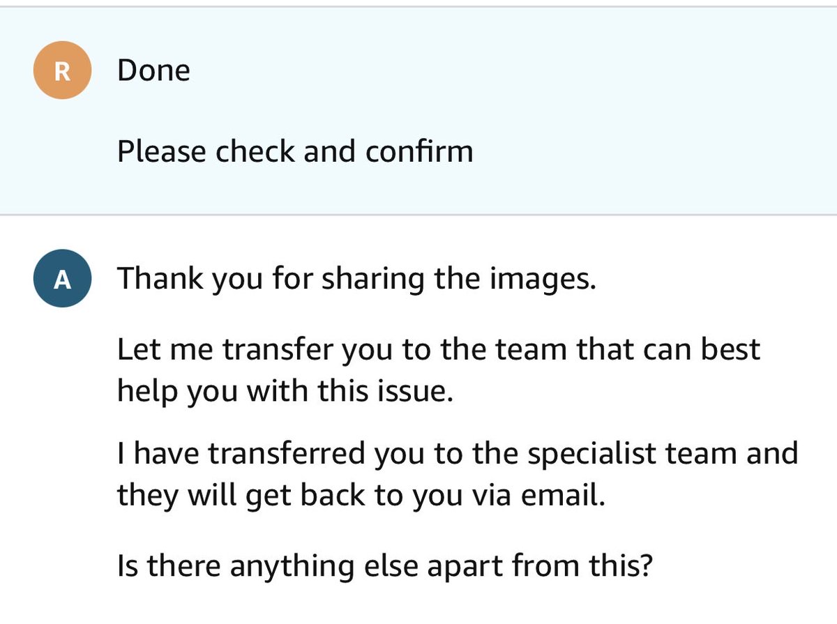 rjain62's tweet photo. @AmazonHelp This is what they are saying https://t.co/HX8jK7guWz