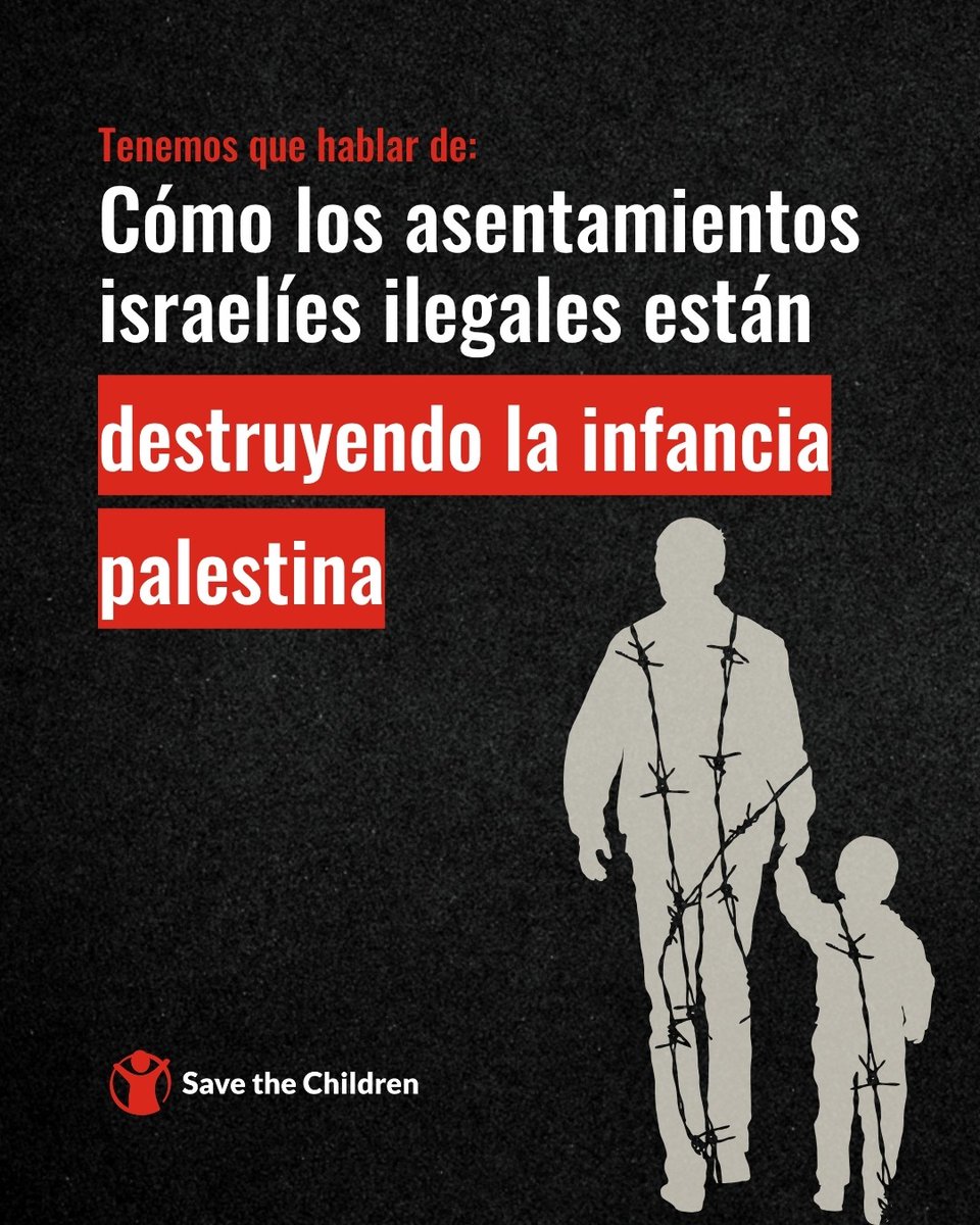 SaveChildrenEs's tweet photo. Los asentamientos israelíes ilegales afectan prácticamente a todos los ámbitos de la vida de los niños y niñas palestinos: su hogar, su educación, su seguridad, su libertad de movimiento y su salud mental. 🧵 https://t.co/5cTpvea7DQ