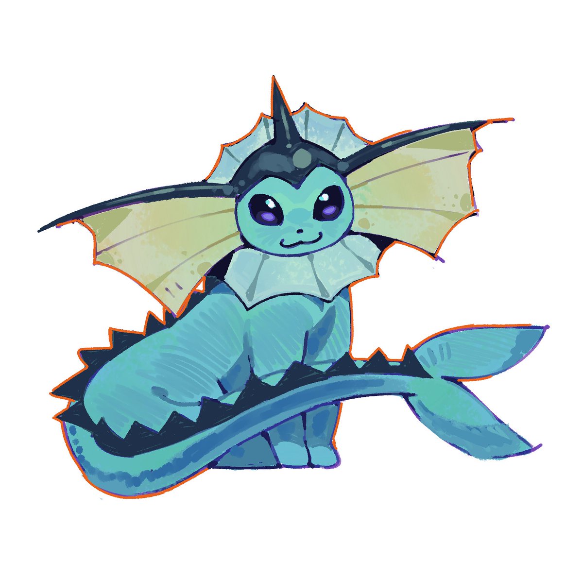 puddinglovelyy's tweet photo. quick vaporeon study https://t.co/7my1V7u1um