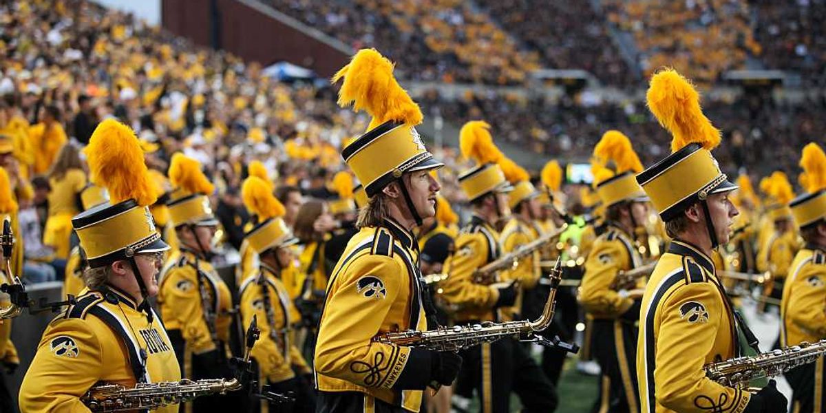 theblaze's tweet photo. Tragedy strikes University of Iowa marching band during college football home opener https://t.co/IMyH8iNLQI https://t.co/1vqrOhwa9X