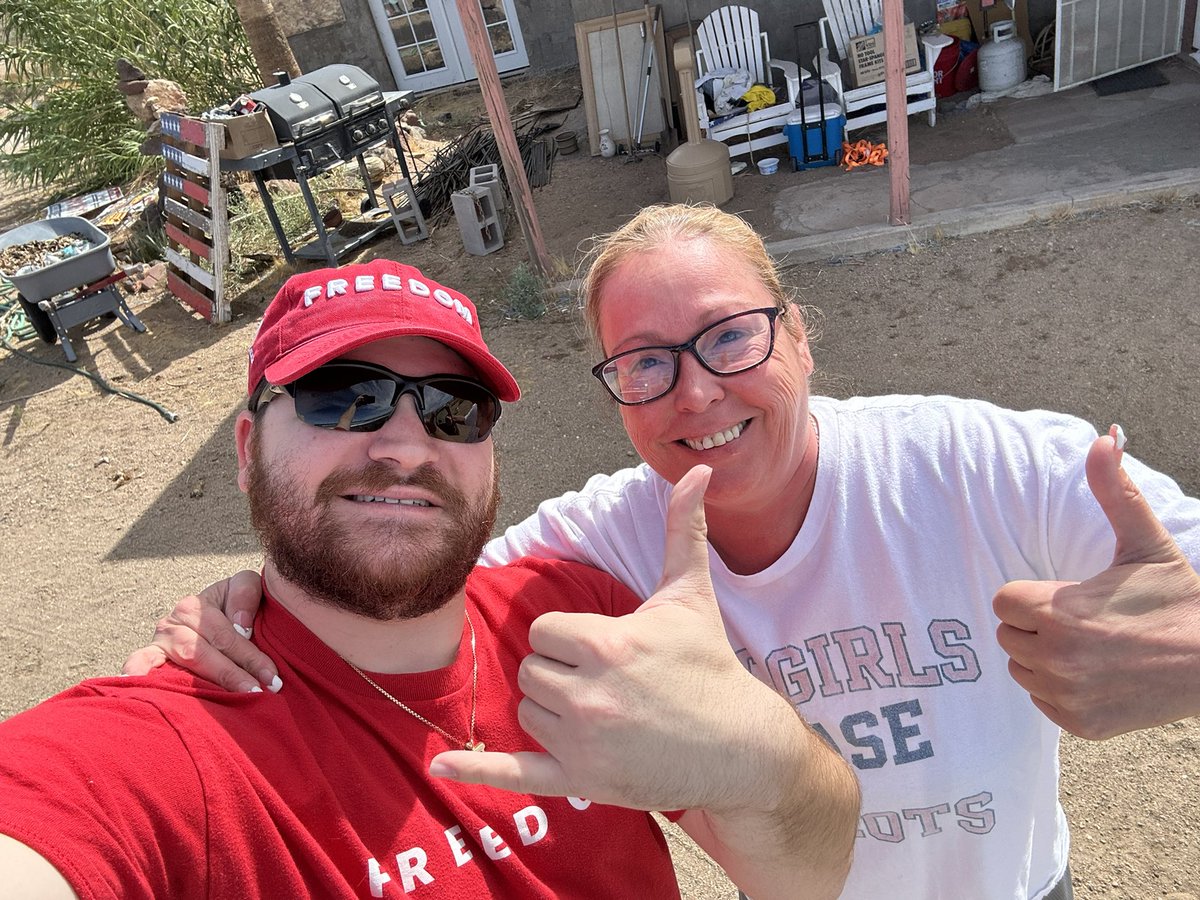TexPolesky's tweet photo. Joined my senior rep @TotallyTyler4AZ to hit some doors and recruit some bodies for Team Mohave! Already got another chaser on the way and some good contacts made.

Team Mohave is all in for Andy Biggs! Let’s win this thing! https://t.co/LnheGhLFqq