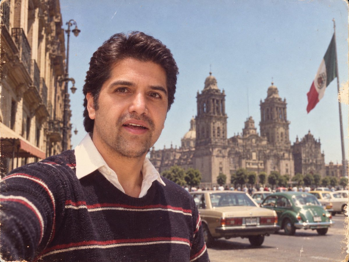 falejandrofr's tweet photo. Nos sumamos al #trend de los años 80' en México. https://t.co/EiVmENN4SO