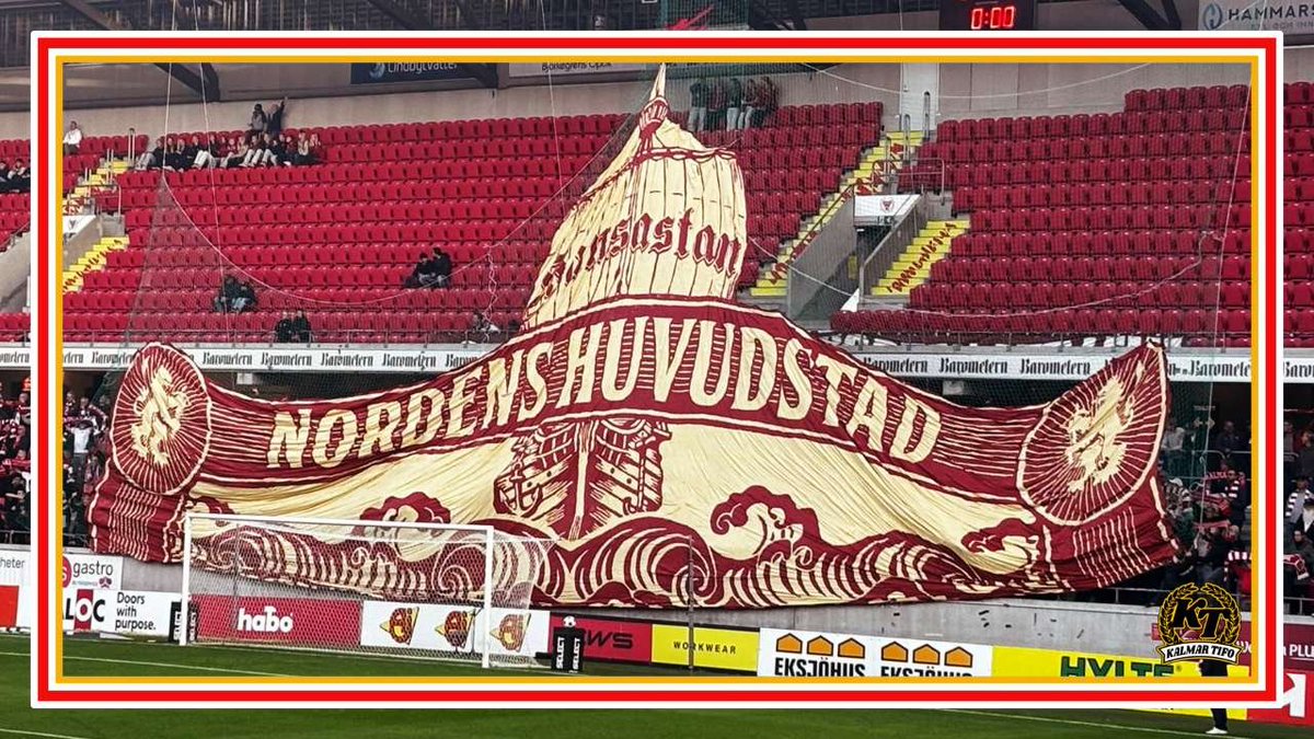 KalmarTifo's tweet photo. "NORDENS HUVUDSTAD"

Kostnad: ca 10500kr

Tifokassa: Swisha till 123 592 23 72, märk med "TIFO". https://t.co/POfSf31mgK