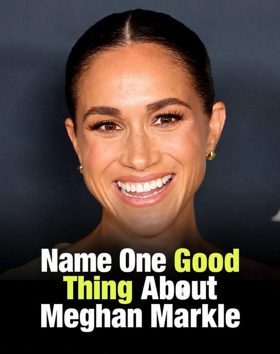 Jolie_Miller09's tweet photo. Name At least One Good Thing About Meghan Markle? https://t.co/9jhhGHfSlZ