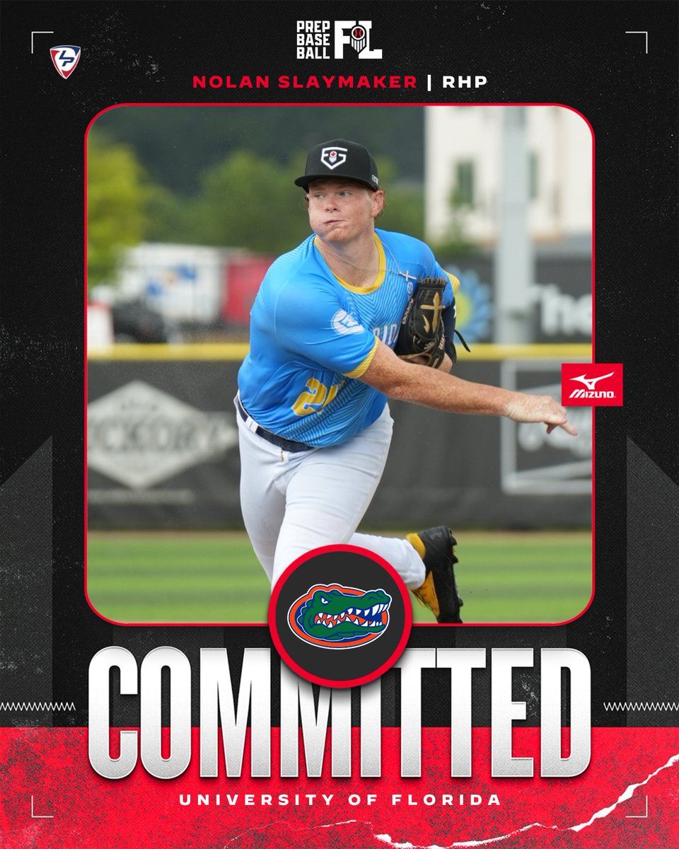 PrepBaseballFL's tweet photo. #πππ
πππ ππ¨π¦π¦π’ππ¦ππ§π ππ©ππππ
'28 RHP Nolan Slaymaker (@_CHSBASEBALL_) has committed to @GatorsBB.
Congratulations to Nolan and his family. 4th commitment from #TeamFlorida.
@NSlaymaker28 | @prepbaseball
π€: https://t.co/SqS20UbwVt https://t.co/9ZgYm3VuOO