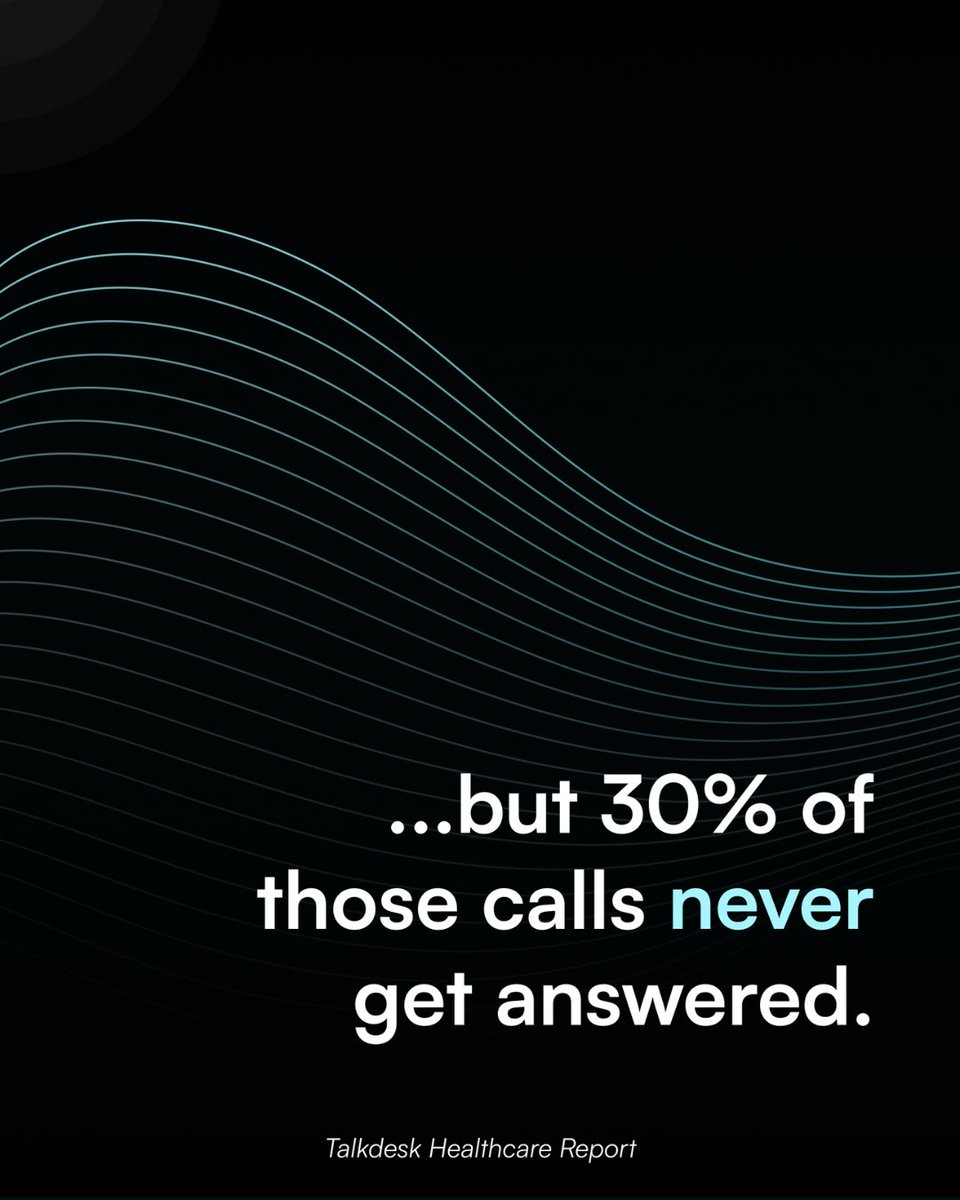 CommureOS's tweet photo. Health systems have answered high call abandonment rates by hiring more reps, but training takes months and high turnover rates reverse any efficiency gains.

An AI call center agent answers every call, 24/7, and books directly into the EHR. Health systems running our Agents have seen schedule rates lift more than 50%.

Learn More:
https://t.co/RplATFBrUe