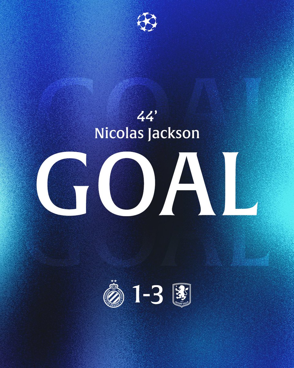 AstonVilla's tweet photo. Pau slid Nico through and our striker makes no mistake 😤

🔵 1-3 ⚪️ 44' #UCL https://t.co/qxZvdTsaFG
