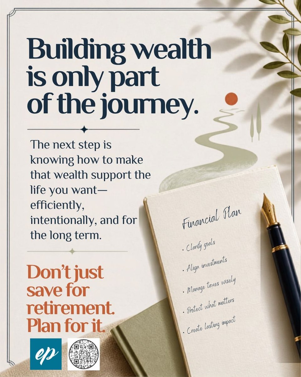 MsKimVegas's tweet photo. Retirement isn’t just about how much you’ve saved. It’s about having a strategy for turning your wealth into income, managing taxes, and protecting the future you’ve worked so hard to build.

Your next chapter deserves a plan—not a guess.

#EmpowHerPlanning #RetirementPlanning https://t.co/ODw1v262Z9