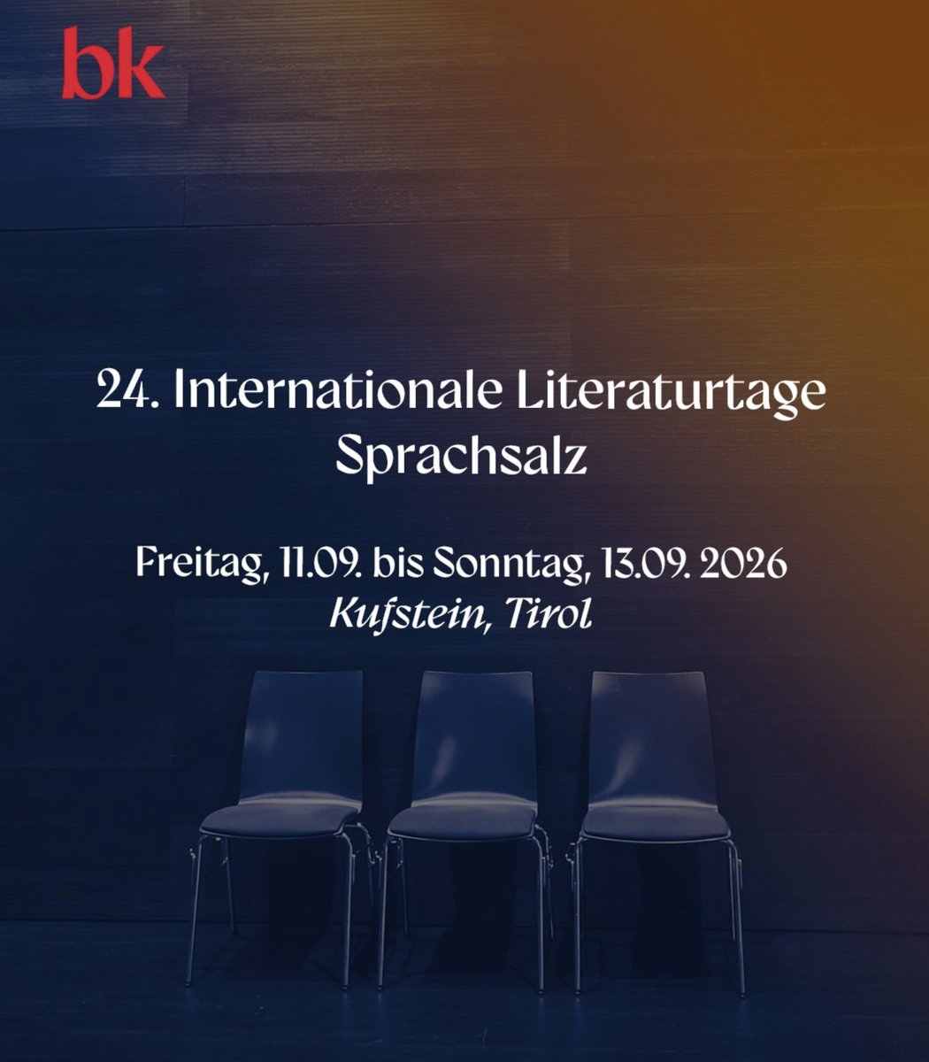 buchkultur's tweet photo. Schwerkaliber treffen auf vielversprechende neue Stimmen beim »Sprachsalz«: So liest mit Han Kang die Literaturnobelpreis-Trägerin 2024 dieses WOchenende in Kufstein. Ein weiteres Highlight: Fernando Aramburu. Programm: https://t.co/DtEO4vj9ud https://t.co/5v3tMPAs2a