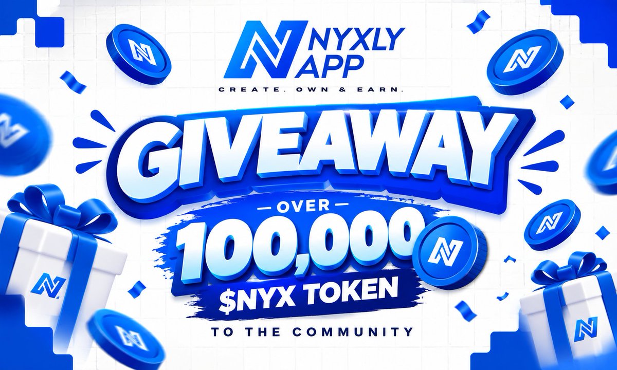 willsojong2's tweet photo. GIVEAWAY ✨✨✨✨✨ 

I am giving out over 100,000 $NYX TOKEN  to the community..

All you have to do is simple..

1. Sign up on the app or website.. 
https://t.co/BMPayQMlqn

Takes less than a minute.

2. Make any post of your choice about anything.. reply with  the link in the comment section..  

Don't worry $NYX WILL GO ROUND