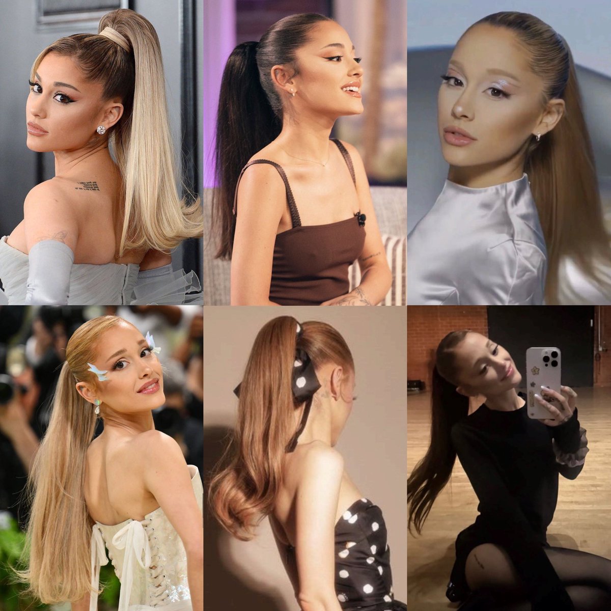 ariseternall's tweet photo. ari’s pony throughout this decade ˚⋆ https://t.co/5zCD4Weh8M
