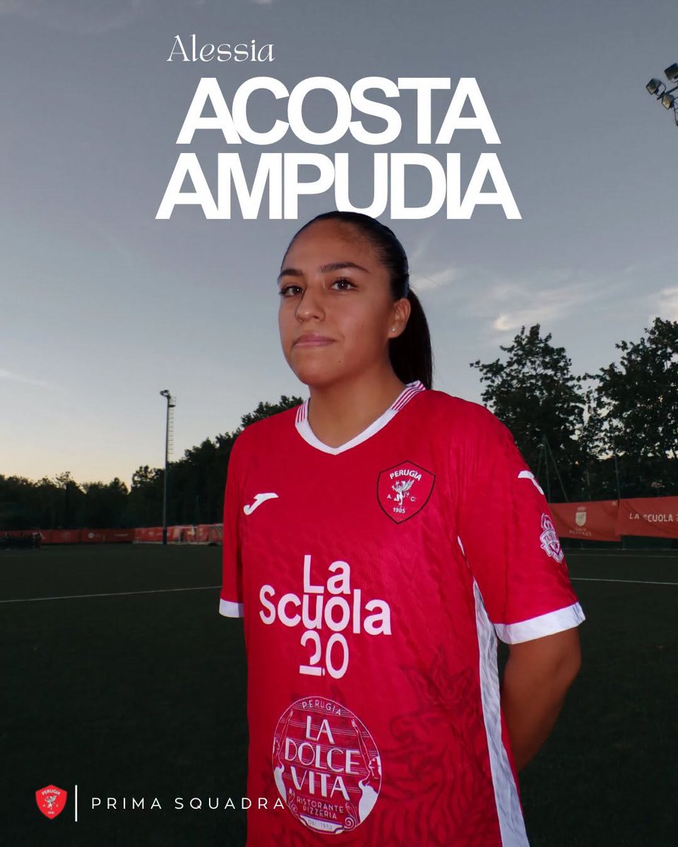ce692's tweet photo. ITALIA

La mediocampista de raíces peruanas ALESSIA ACOSTA (2000) renovó por una temporada con el A.C. Perugia para disputar la Liga Eccellenza (4D). Tras salir campeona de la Copa de Umbría, la volante seguirá liderando el proyecto del club italiano. 🇵🇪⚽🇮🇹 https://t.co/xWF1HQAyXa