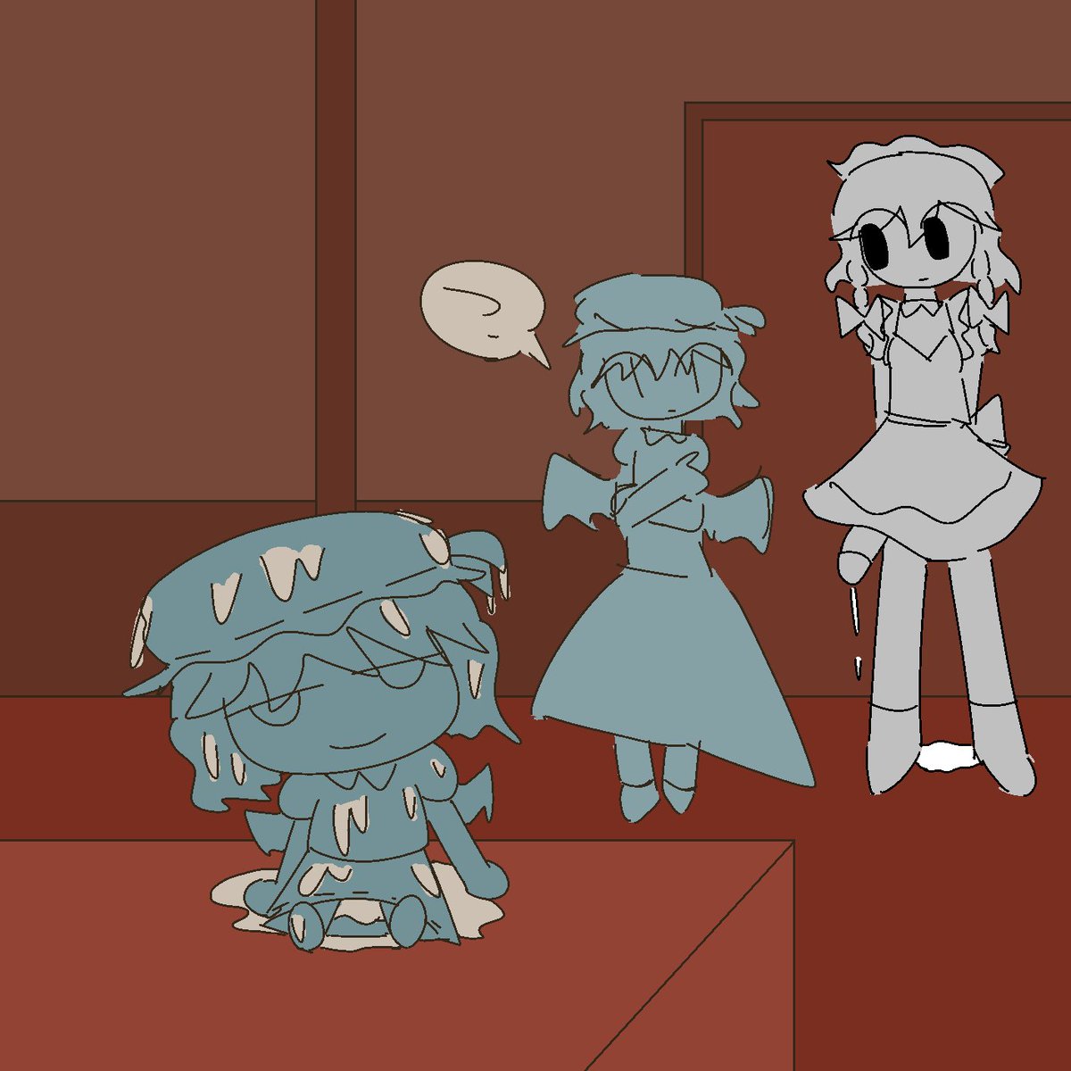 126SalasSanti's tweet photo. Sakuya removes the evidence (2/2) https://t.co/FL388aMWb9