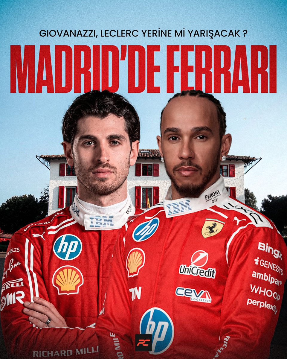 pitcrewbulteni's tweet photo. 🚨 SON DAKİKA: ANTONIO GIOVINAZZI, LECLERC İÇİN HAZIRDA! 🇮🇹🏎️

🇲🇨 Leclerc, Monza'daki ağır kazanın ardından sağ gözünde geçici görme problemi yaşadığını, ancak görüşünün kısa süre sonra normale döndüğünü açıklamıştı.

🇲🇨 Ferrari pilotu, Madrid’deki 1. Antrenman Seansı’na katılarak fiziksel durumunu değerlendirecek.

Leclerc’in yarışıp yarışmayacağına ilişkin nihai karar, 1. Antrenman Seansı sonrasında verilecek.

🇮🇹 Eğer Leclerc yarışamazsa, Antonio Giovinazzi'ya Ferrari koltuğuna geçmesi için hazır ol talimatı verildiği söyleniyor.