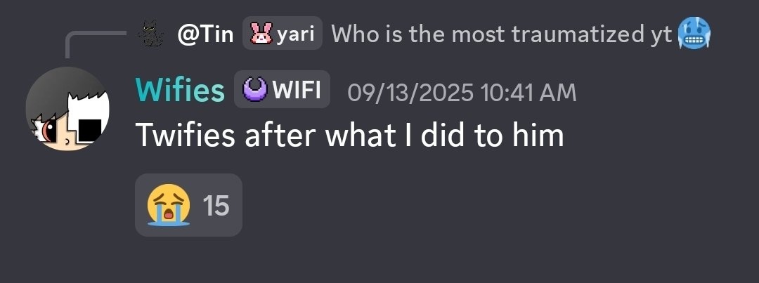 wifieslore's tweet photo. Twifies is like wifies' personal abuse goblin https://t.co/k3B5CZV6Lw