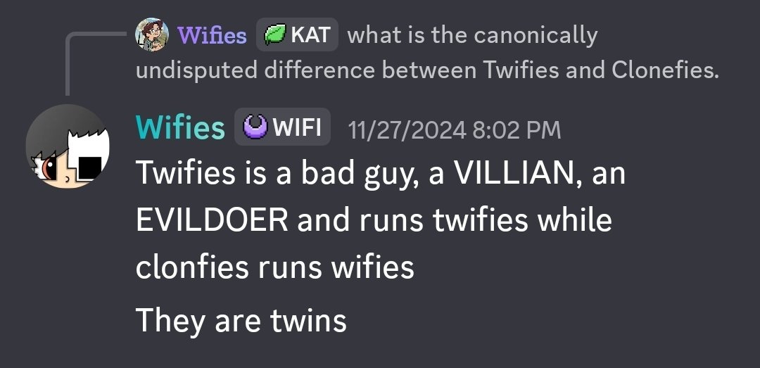 wifieslore's tweet photo. Twifies is like wifies' personal abuse goblin https://t.co/k3B5CZV6Lw