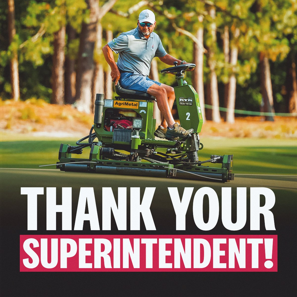 USGA's tweet photo. Great season on the course?  

Your superintendent helped make it happen! #ThankASuper 

Tap for more from our @USGAGrnSection 👇