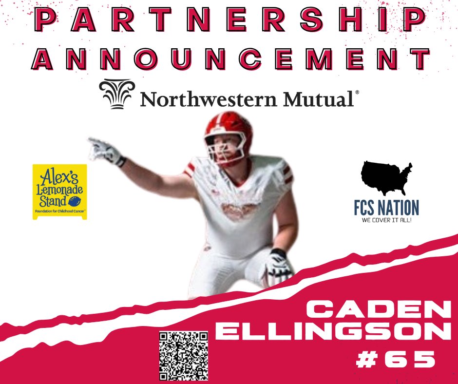 caden_ellingson's tweet photo. Coyote Nation! Excited to kick off Childhood Cancer Awareness Month as the Northwestern Mutual Honorary Captain. 
 
I'm partnering with @northwesternmutual and @alexslemonade to raise funds and awareness. Competing against other FCS programs – but the real goal is impact!

Donate via the link in bio.
#FightChildhoodCancer #ALSF #ad #NorthwesternMutual #GoYotes