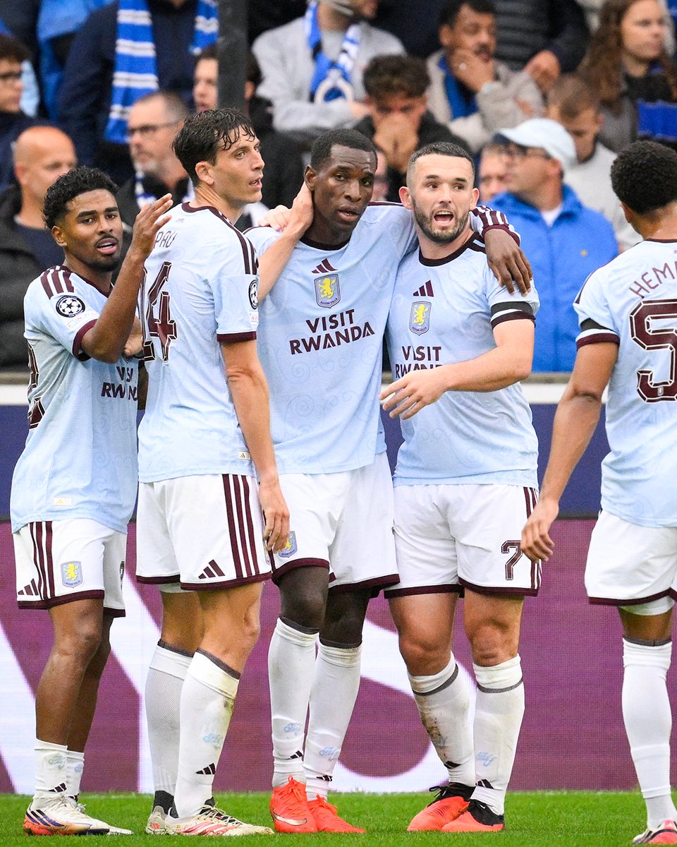 brfootball's tweet photo. Nicolas Jackson’s first goal for Aston Villa arrives in the Champions League 🌟 https://t.co/zuzstUgHZv