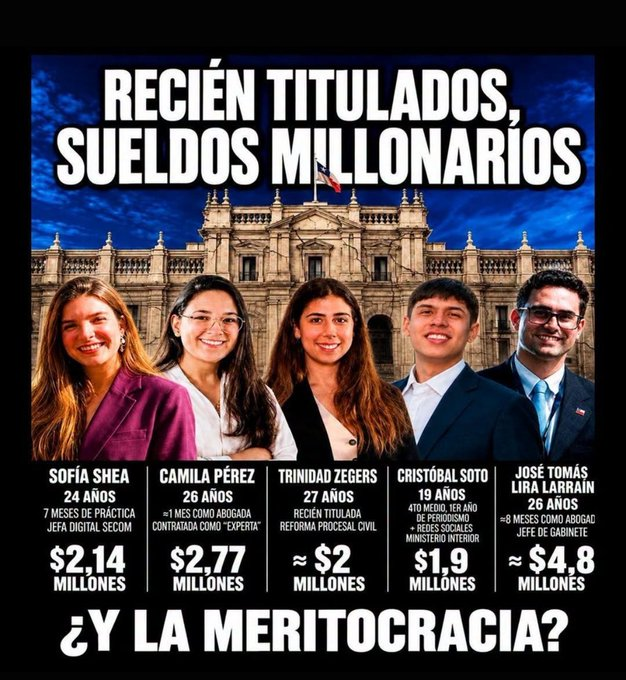 JzConstant's tweet photo. Todos los amigos de la familia kast adriasola apitutados sin tener ninguna capacidad para ejercer sus cargos, leo que "tambien se rumorea que algunos ministros apitutaron a sus amantes lo que ya pondría el tema de un color bastante oscuro" 🤓🥺🥵 https://t.co/eH7KJpdKTJ