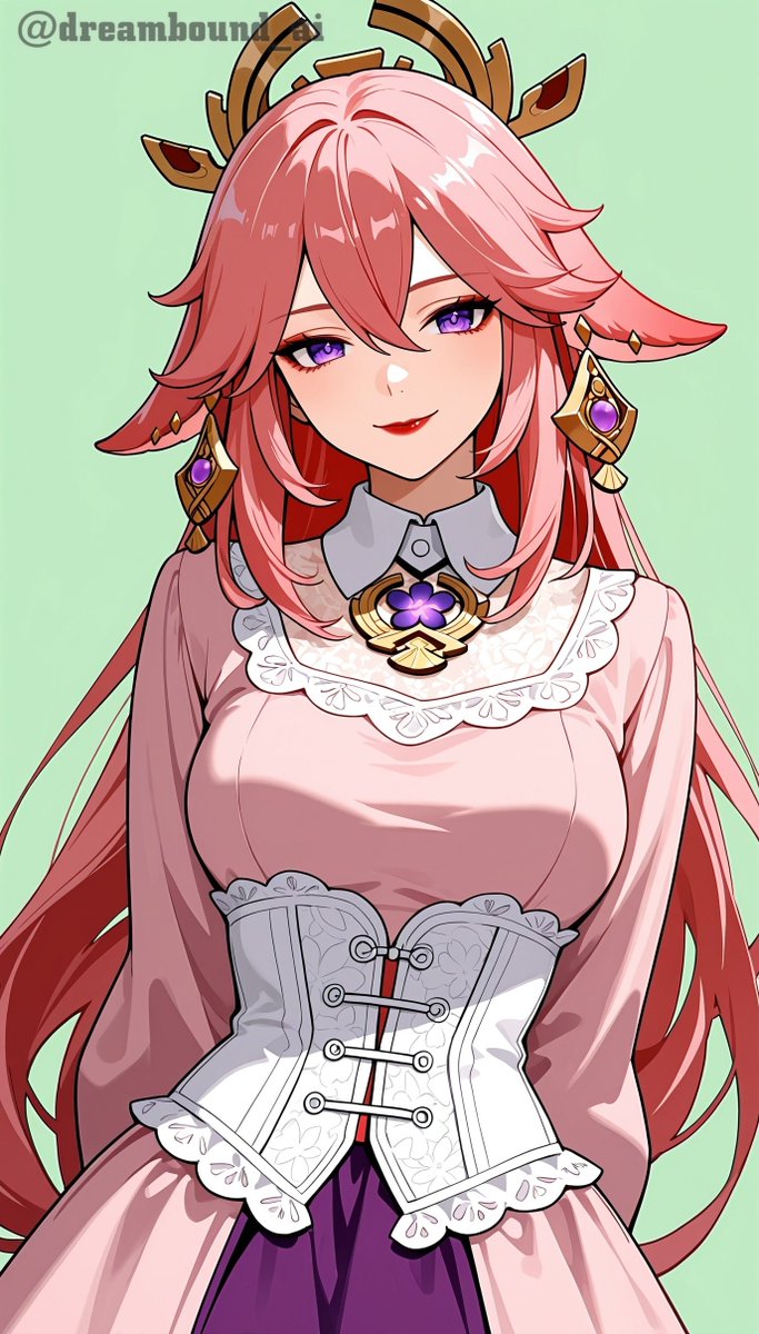 dreambound_ai's tweet photo. She’s the Guuji of Inazuma, draped in elegance and a touch of foxfire. 🩷🦊

.
.

• Created on: @moescapeai

.
.

#Anime #Trending #ExplorePage #YaeMiko #GenshinImpact https://t.co/YXbXEKPv2r