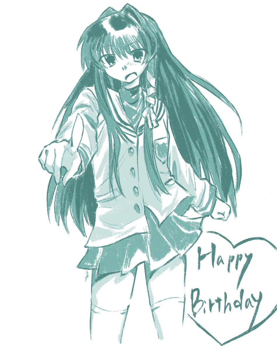 ukiukiwa8's tweet photo. #CLANNAD #藤林杏 #藤林杏生誕祭 #藤林杏生誕祭2026 https://t.co/xZfYLkt6CI