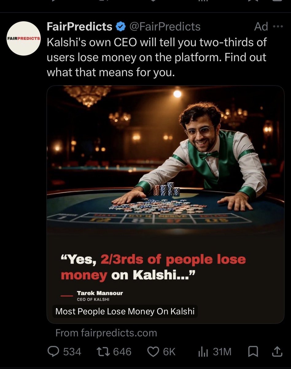 aschiff19's tweet photo. Ok @JensenHuang is right AGI is here, perfectly targeted advertising

Don’t let those greedy prediction markets win who only want your money…gamble away your kids tuition on DraftKings instead, they care about you ❤️ https://t.co/JpJil3GIji