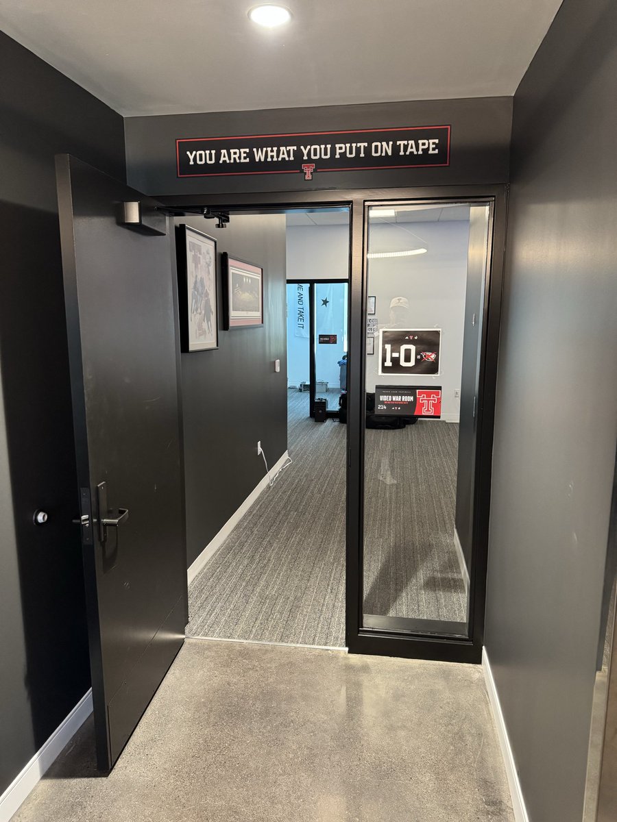 TexasTechVideo's tweet photo. New additions to the Video War Room! Wreck Em! https://t.co/8Xj5dc9I65