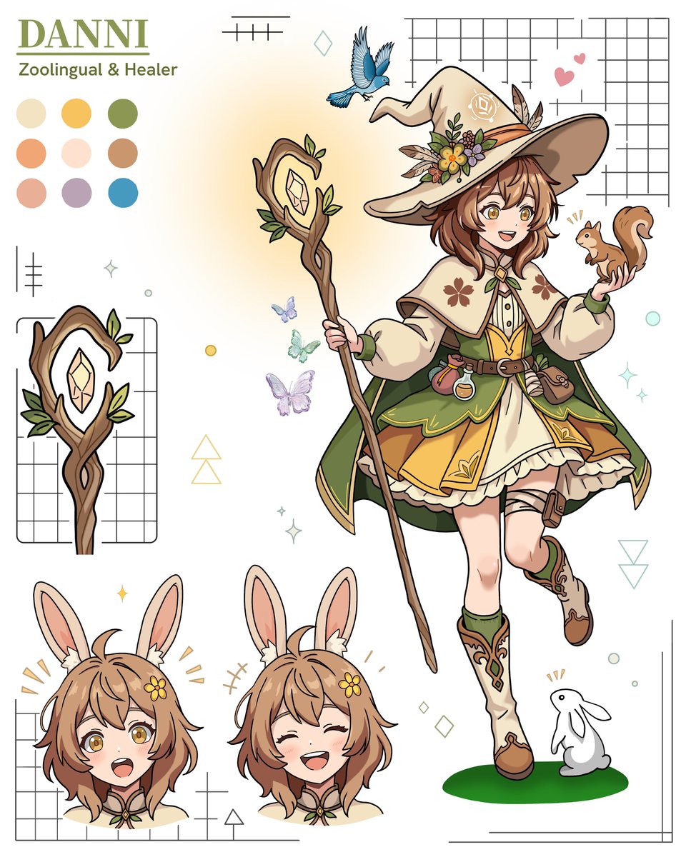 pokeXstar's tweet photo. @KiaraRosei Hi! I would love to draw your OC. Here's an example of a recent character design + sheet that I made :) https://t.co/IQUFyVeeM4