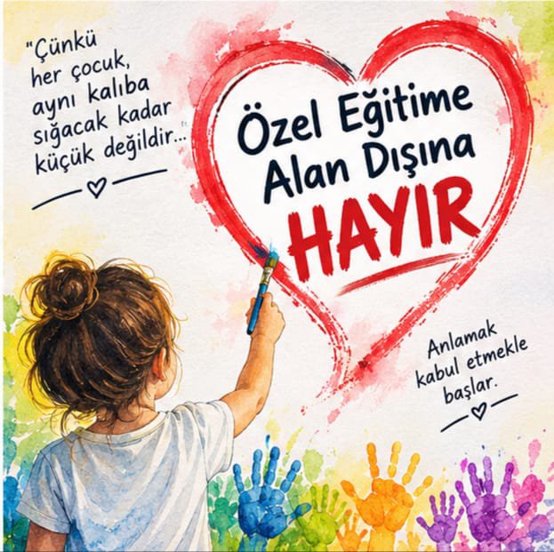 comandantenec's tweet photo. Özel eğitimde öğretmen açığının çözümü alan dışı görevlendirme değil, alanında uzman öğretmen atamasıdır.

@Yusuf__Tekin
@mebpgm
@tcmeb
@MebOrgm

#OzelEgitimeAlanDısınaHayır https://t.co/jwxO3fwiQ2