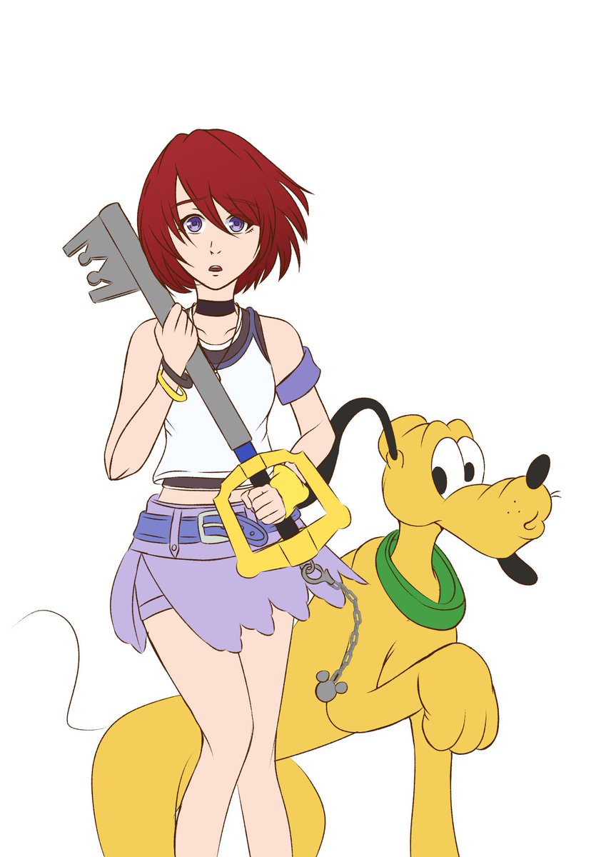 Lucaria8's tweet photo. You have no idea how happy it makes me that there are people who like KH roleswapping. I didn't think so, and that's why I was afraid to show things like this.😭😭😭

Here's another drawing I did a while ago. https://t.co/npsKCPYuhF