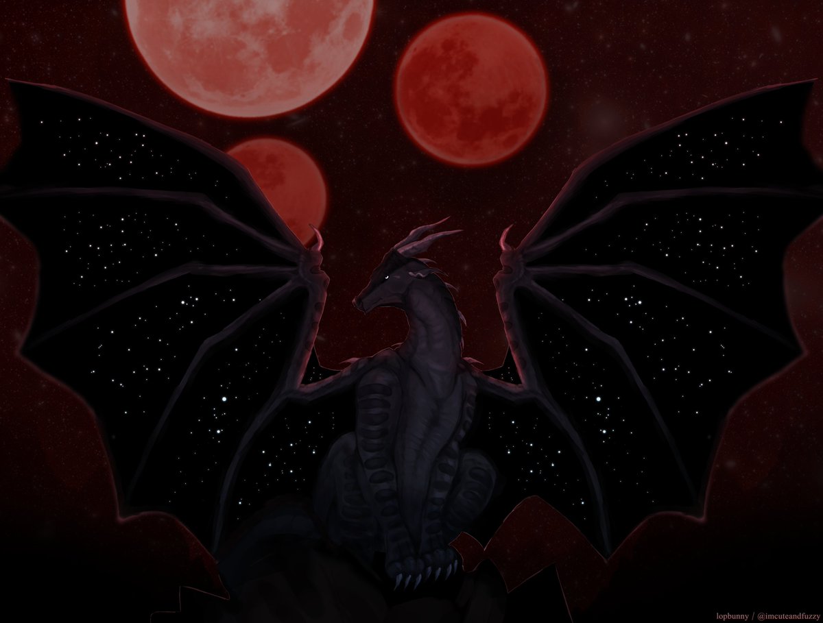 imcuteandfuzzy's tweet photo. darkstalker :-) #wof #wingsoffire #dragon #dragonart

i'm very proud of this one, it did take me a bit to figure out how i wanted it to look.. this took 10 hours in total, lots of experimenting &amp; still trying to get used to drawing dragons https://t.co/8MwJTnJVRh