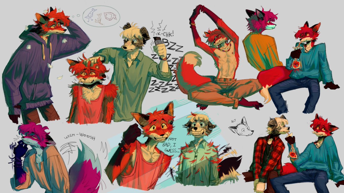 ZennieZach's tweet photo. a lot more where this fox guy came from https://t.co/DplYGLlU6j