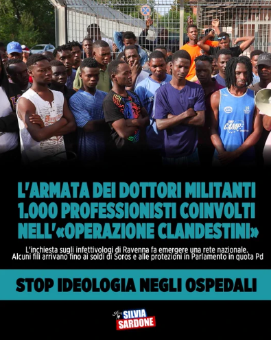 Hill402Hill's tweet photo. L'inchiesta di Ravenna si allarga: secondo pm e gip, gli indagati applicavano un protocollo ideologico che calpestava qualunque procedura e deontologia medica. Attestando disturbi mai accertati per favorire gli #immigrati e contestare l'esistenza dei Centri per il rimpatrio. https://t.co/NNgmxJju8a