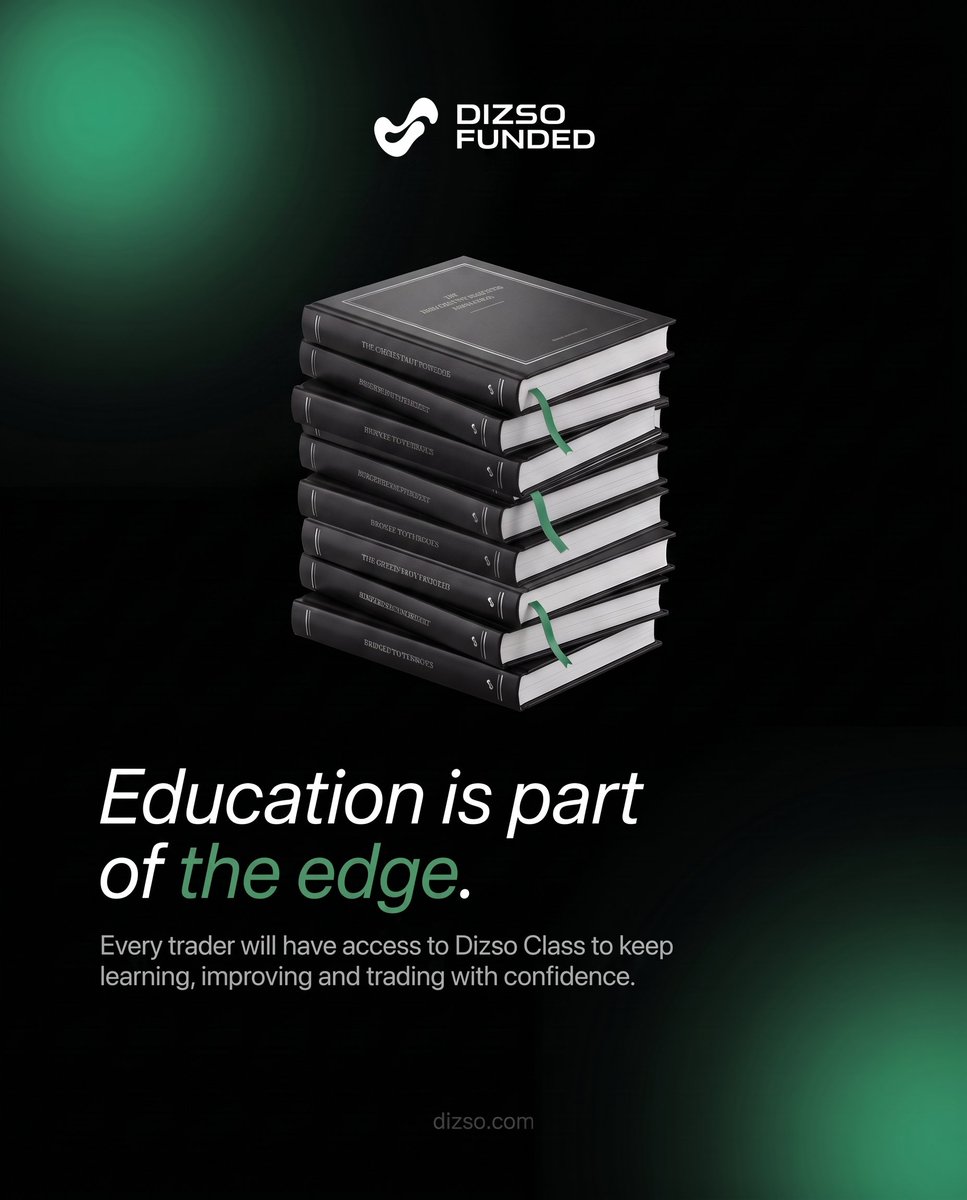 dizsofunded's tweet photo. Education is part of the edge. 

Dizso Class is coming to help every trader keep learning, improving, and trading with confidence.

Built for the next generation of traders.

#dizsofunded #tradingeducation #propfirm #cryptotrading #forextrading #Web3‌‌ https://t.co/AwuC5VMwUP