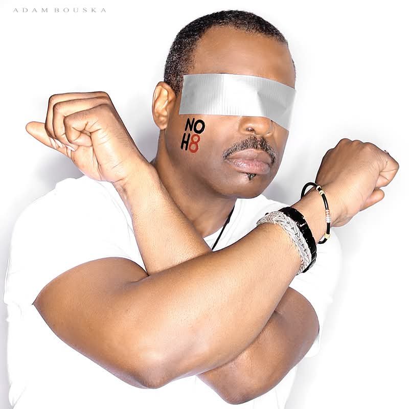 NOH8Campaign's tweet photo. "Literacy and education are our greatest weapons against hate." - @LeVarBurton #StarTrekDay #NOH8 https://t.co/8LXgbbZQWR