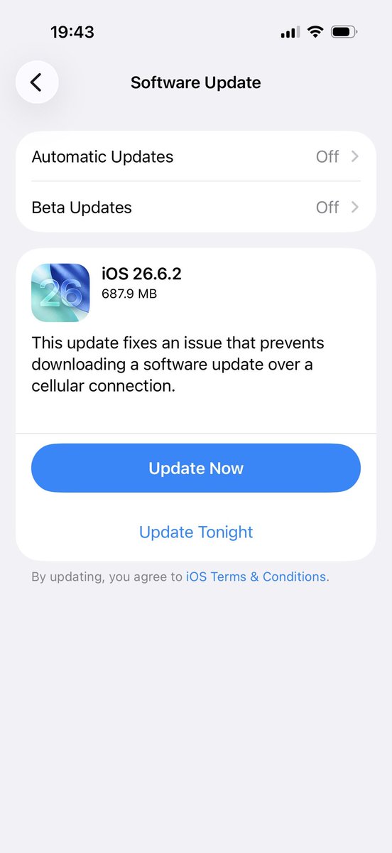 AppleExplosion's tweet photo. 🍏APPLE ВЫПУСТИЛА РЕЛИЗ iOS 26.6.2 и другие новые прошивки! ⚙️ Что нового: https://t.co/ZiQqnXsLYC

#ios27 #ios2661 #apple #iphone #ios26 #iphone18 #iphone20 #ios2653 #ios27beta #ios27publicbeta #ios27beta9 #ios27beta8 #ios27publicbeta5 #ios2662 #ios27publicbeta6 #ios27rc https://t.co/jL0vOhjiQd