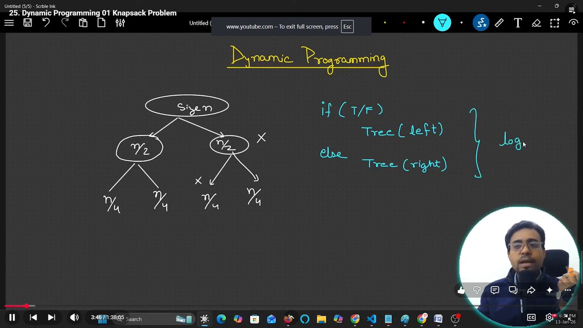 vividwhisp's tweet photo. Day 56 of becoming CRACKED at programming:
• Completed 0/1 Knapsack in DP
• Wrapped up DSA theory
• Did some PHP for college exams
• Started Project 0 in AI Engineering
completed foundational dsa
#DSA #DynamicProgramming #AIEngineering #PHP #BuildInPublic https://t.co/aj3bqMmv44
