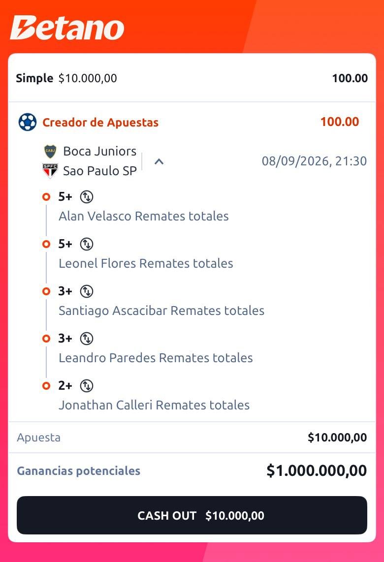 ELDUENDETIMBERO's tweet photo. X100.00 

Boca Juniors vs Sao Paulo https://t.co/jzISBVRVA4