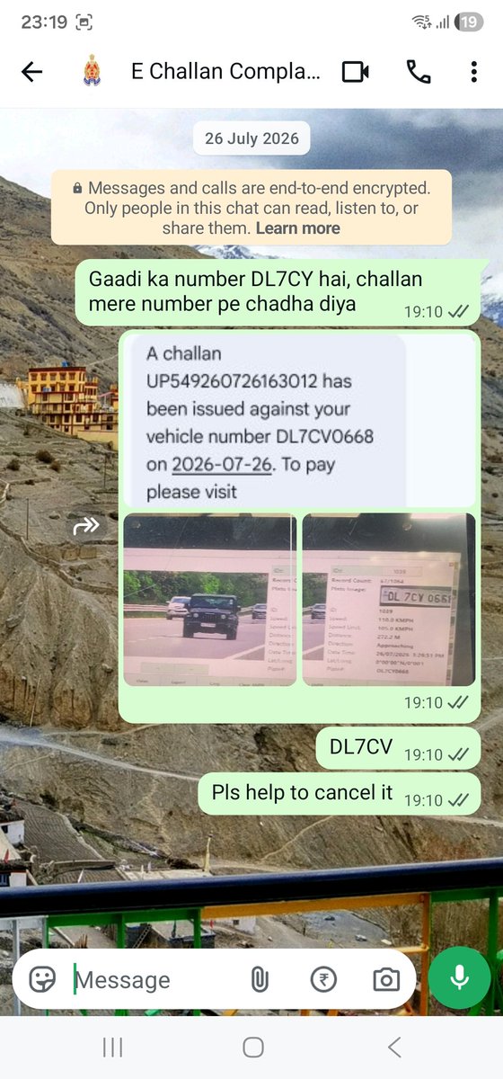 RahulCh88610385's tweet photo. @uptrafficpolice @dcptrafficnoida @Noidatraffic i had raised the issue of wrong challan more than a month ago, still challan is showing as active, can you help to cancel it. https://t.co/42YrFNHJA9