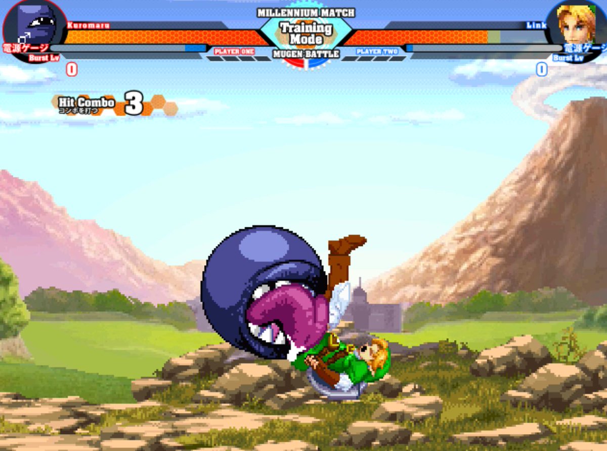 Redflashgallery's tweet photo. Following today's announcement, I have something to show. A day before the release of the new OoT remake, I'm going to release a new MUGEN version of Link. It uses @TheBlueKimMugen kuromaru and Link edits as a base. 1/2 https://t.co/a61tVphAYH