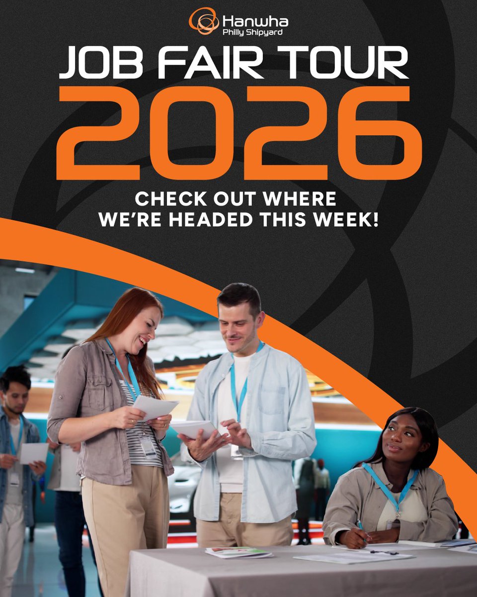 PhillyShipyard's tweet photo. Meet HPSI at the University of Delaware’s Fall Job &amp; Internship Fair on September 10 and explore how your skills could contribute to the future of shipbuilding. #HPSI #UDel #Shipbuilding https://t.co/Tu1D08mLc7