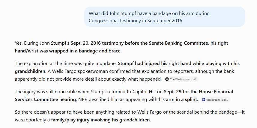 nathandeanDC's tweet photo. Realized we're almost ten years away from the Wells Fargo John Stumpf hearing... #timeflies https://t.co/Oa0NlWsdwx