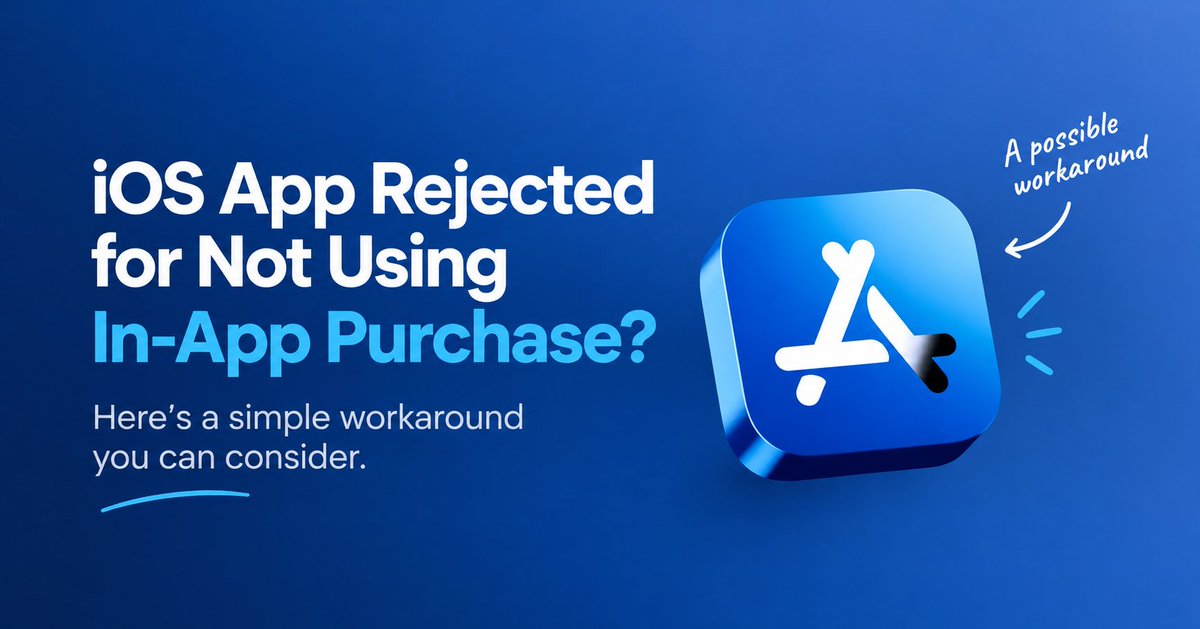 code_kernel's tweet photo. Recently, I deployed an app on the App Store and it got rejected because we weren’t using Apple’s In-App Purchase system.

If your iOS app has digital subscriptions, Apple generally requires IAP, meaning around 30% of the transaction goes to Apple.

That can obviously feel painful for some founders.

One alternative is to have a website where users manage their plans and subscriptions.

The iOS app can then focus on the actual product and the user’s account.

For example, “Upgrade Plan” can take users to your website to manage their subscription.

It’s not the cleanest solution, and Apple’s rules around this can be nuanced.

But it’s an architecture worth considering depending on your app and the applicable App Store rules.