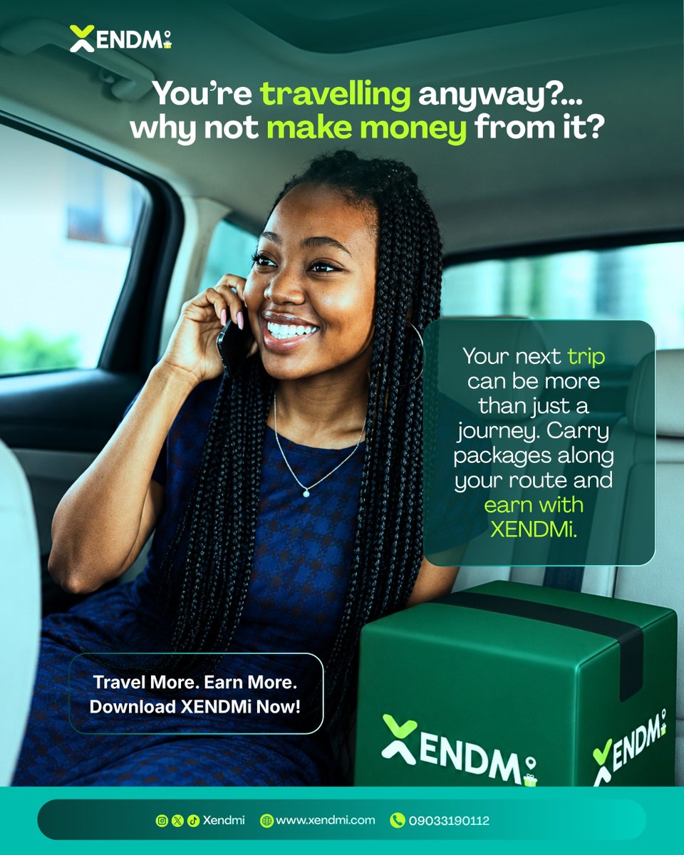 xendmi_'s tweet photo. With XENDMi, you're one travel away to making money 💰 https://t.co/MtjHcYRh8p