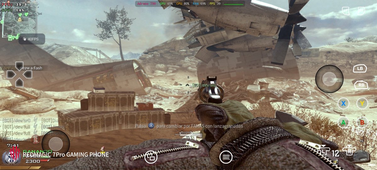XurzPrime's tweet photo. Luego de tanto estarle tanto moviendo por fin le pude poner bots al CoD Modern Warfare 2 en el GameHub 

#CoD #CallOfDutyMW2 #CoDW2 #Activision #Gamehub #Winlator #Linux #Android #PCGames #Windows #Proton #Redmagic #Emulation https://t.co/cW4yB5ybRU