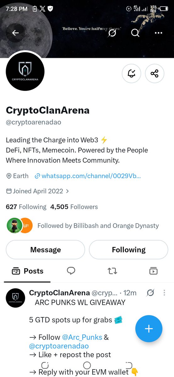 Tonitup's tweet photo. @cryptoarenadao @Arc_Punks Done.
0x98Bd548ff53c8Fb6C476a6f9582D09133f6D83C8 https://t.co/BTm3lcMrPW