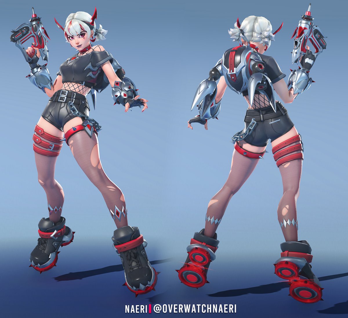 OverwatchNaeri's tweet photo. New #Overwatch Metalcore Juno Skin 😈🎸

The new Juno skin is now available for purchase in the Overwatch Shop 🤘 https://t.co/xd5X44sPGF