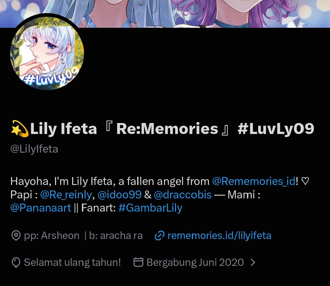 LilyIfeta's tweet photo. Tidak ada balloon 🥺🥺🎈🎈
Tapi — Happy Birthday! Uyey ✨ https://t.co/5MxmkmHzNA